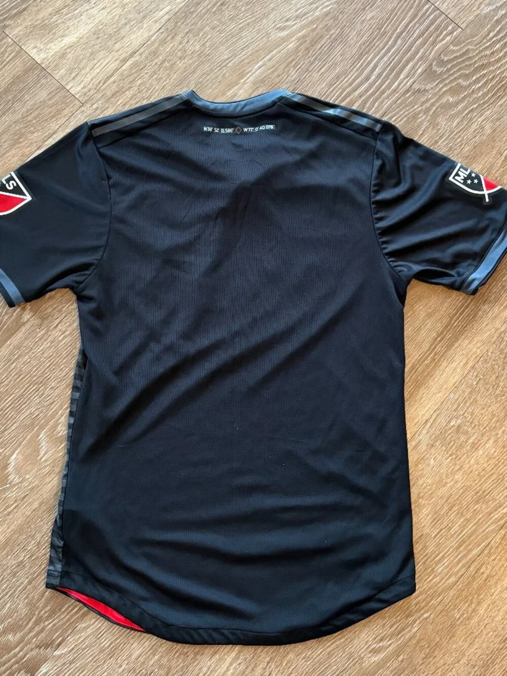 Adidas D.C. United 2018 MLS Soccer Jersey Black Leidos